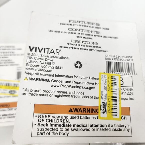 Target Shoe Decorations LED Light Clog Charms for Crocs Set of 3 NWT - Picture 5 of 5